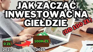 Jak zacząć inwestować na GIEŁDZIE i wygrać z inflacją? INWESTOWANIE od zera. Zacznij tutaj!