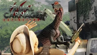 Primal Carnage: Extinction #3 - Mostly Acrocanthosaurus Gameplay