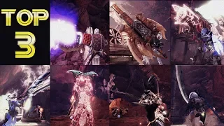 Monster Hunter World [MHW] - The TOP 3 WEAPONS For Each Wpn Class (Part 1)