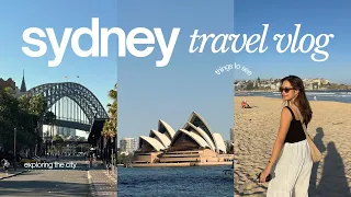 sydney travel vlog 🇦🇺 things to see, exploring the city, australian beaches, & food recos