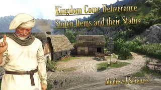 Kingdom Come Deliverance Stolen Items and their Status