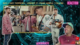 Ren & Sam Tompkins - Earned it /Mans World / Falling | REACTION - 3 MONSTER Songs - SO FIRE