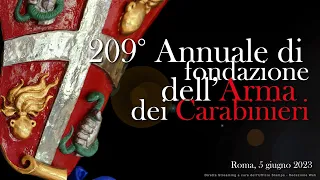 209° Annuale di Fondazione dell’Arma dei Carabinieri