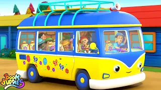 Wheels on the Bus Going to the Camp - Fun Ride for Kids & More Rhymes