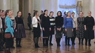 Предрождественнский перфоманс в Эрмитаже / Christmas eve perfomance in The Hermitage