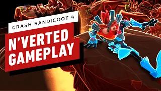 Crash Bandicoot 4: It's About Time - 12 Minutes of N'Verted Mode Gameplay