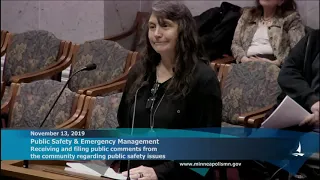 November 13, 2019 Public Safety & Emergency Management Committee