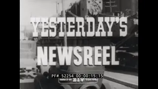 YESTERDAY'S NEWSREEL  BATTLE OF BRITAIN 1940-41  DANCING THE CHARLESTON  TRAIN WRECK  52254