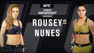 Nunes vs Rousey - ufc4 gameplay