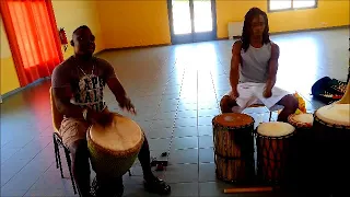 stage percus avec Harouna Dembélé