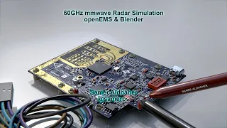 60GHz mmWave Simulation with openEMS & Blender - Radiation Pattern