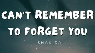 Shakira - Can't Remember to Forget You (Lyrics) ft. Rihanna