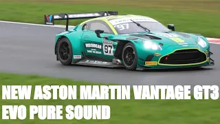 NEW Aston Martin Vantage GT3 Evo & GT4 Evo | Twin-turbo 4.0L V8 | Pure Sound | British GT Media Day