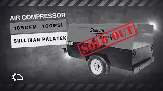 SULLIVAN PALATEK 185 | #aircompressor #equipment #sullivan