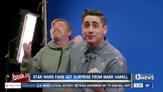 Star Wars fans are surprised by Mark Hamill