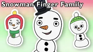 ⛄ Snowman Finger Family and More | Mother Goose Club Songs for Kids