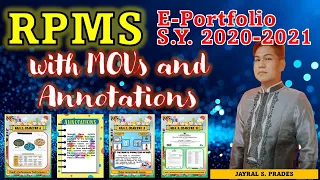 RPMS E-PORTFOLIO | WITH COMPLETE MOVS AND ANNOTATIONS