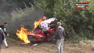 Accidente Rally & Fuego | Rally Estonia 2013 | Rally Crash & Fire