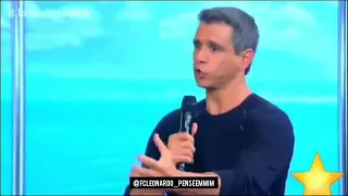 Leonardo com seus filhos no programa Tamanho Família.(3)