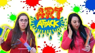 SEGUI un TUTORIAL de ART ATTACK 🎨 *TODO SALIO MUY MAL* - Ingenio KD