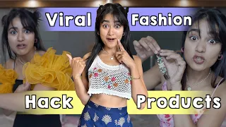 Trying Most Viral Fashion Hack Products | Do They Work?🤯