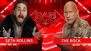 WWE2K24 | Old Friend! | Seth "Freakin" Rollins vs. The Final Boss The Rock | One On One Match