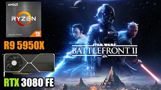 Star Wars Battlefront II - RTX 3080 + R9 5950X - 1080p, 1440p & 4K - Ultra & Low Settings
