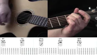 Jackson Browne The Pretender Acoustic Guitar Chords and Tab