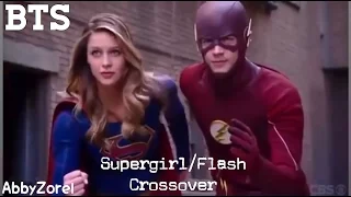 Supergirl Flash Crossover Behind the Scenes