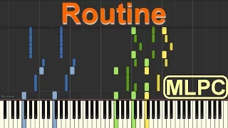 Alan Walker x David Whistle - Routine I Piano Tutorial by MLPC