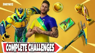 *NEW* HOW TO UNLOCK THE NEYMAR JR SKIN BUNDLE IN FORTNITE SEASON 6 (All CHALLENGES|BEST GUIDE)