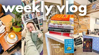 chatty vlog, tortured poet’s department, library book haul, + thrillers! |  WEEKLY VLOG