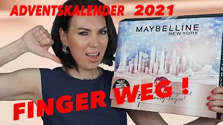 ⛔️ FINGER WEG von MAYBELLINE Adventskalender 2021 Alle 24 Türchen UNBOXING #NataliNordBeauty