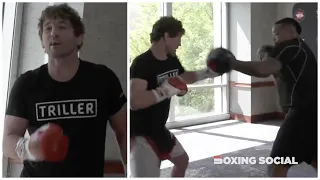 "Can I CHOKE Jake Paul?" BEN ASKREN media workout ahead of Jake Paul crossover clash in Atlanta