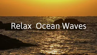 Relaxing Ocean Waves from Sunrise to Noon - 6 Hours No Loops 4K UHD ASMR