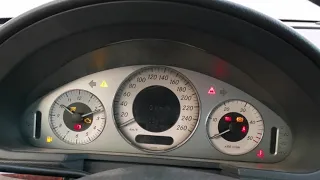 Mercedes-Benz W211 E280 CDI cold start - 24°C