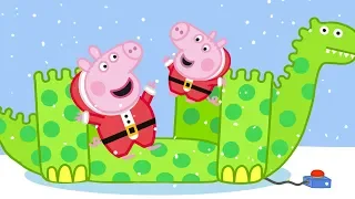 George Pig's Best Day with Dinosaur on Christmas Day | Peppa Pig Official Family Kids Cartoon