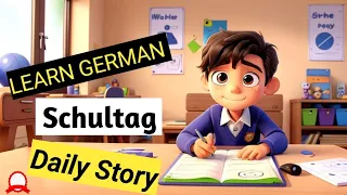 Ein Tag in der Schule | Deutsch Lernen | Geschichte & Vokabeln