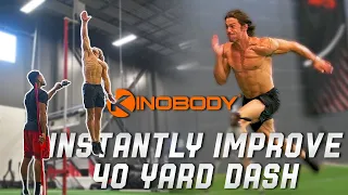 EXPLOSIVE SPRINT TRAINING WITH GREG O'GALLAGHER KINOBODY | Instantly Improve 40 Yard Dash