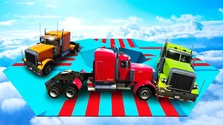 MEGA TRUCK DESTRUCTION DERBY! (GTA 5 Funny Moments)