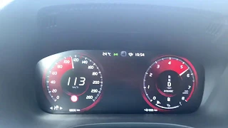 Volvo XC60 B5 250HP Mild Hybrid Geartronic R-Design 2020 onboard acceleration 0-170km/h 4K