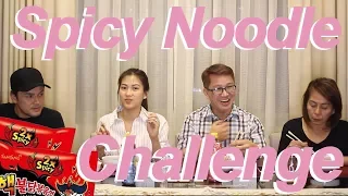 Spicy noodle challenge by Alex Gonzaga