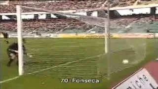 Serie A 1994-1995, day 32 Bari - Roma 2-2 (2 Fonseca, Tovalieri, Protti)