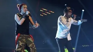 MK1 sing a Crystal Waters / Tinie Tempah medley - Live Week 3 - The X Factor UK 2012