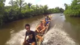 Gopro hero 3 Pirogue Xtrips, Jungle mentawai River