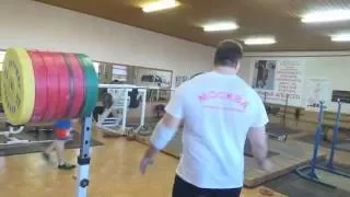 Aleksey Lovchev (strongest man in the world) weightlifting training