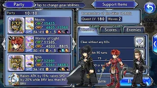 DFFOO Gl Aranea Choas (Noctis,Wol,Ignis 73 turns and 726k points)