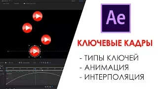 Ключевые кадры в After Effects. Типы ключей и анимация.