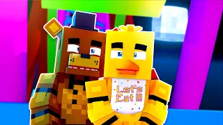 Freddy Fazbear and Chica Go on a DATE | Minecraft Five Night's at Freddy's Roleplay