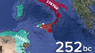 first punic war in 1 minute 40 seconds